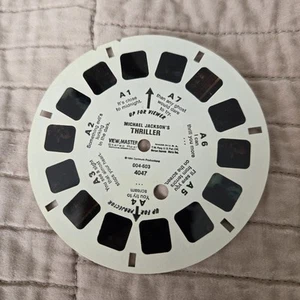 Reel A 1984 Michael Jackson Thriller Viewmaster Reel A Rare Vintage VGC 4047 - Picture 1 of 2
