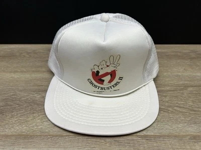 Gorra de camionero vintage 1988 Ghostbusters años 80 película promoción Columbia malla espuma Foto 1 de 4
