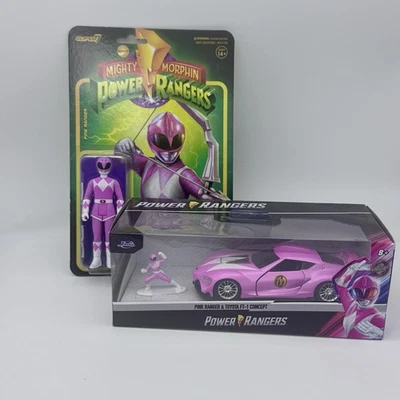 Paquete de figuras de acción Power Rangers colección Super 7 y Jada Power Ranger Toyota Foto 1 de 4