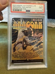 Aragorn, the Uniter Poster FOIL MINT PSA 9 - Picture 1 of 2