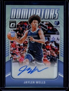 2024 Donruss Optic Rookie Dominators Holo Auto #17 Jaylen Wells /99 ROOKIE RC - Bild 1 von 2