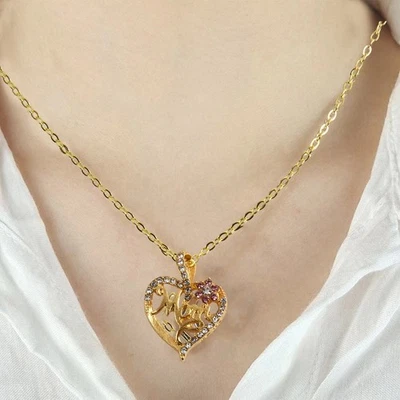 Collana semplice mamma con accenti di zirconi perfetta per qualsiasi collezione - Immagine 1 di 4