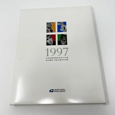 1997 USPS Commemorative Stamp Set  Hardcover Book + Stamps - Image 1 of 4