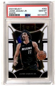 2023-24 Mezzanine White Prizm Jaime Jaquez Jr. RC 104/149 PSA 10 Miami Heat #302 - Picture 1 of 2