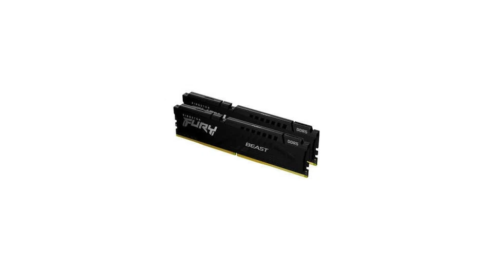 Kingston FURY™ Beast DDR5 Speicher 16GB 6000MT/s CL30 DIMM (2er-Kit) Schwarz - Bild 1 von 1
