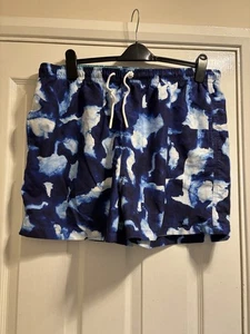 Marks and Spencer Men's Blue Swim Shorts XL - Picture 1 of 3