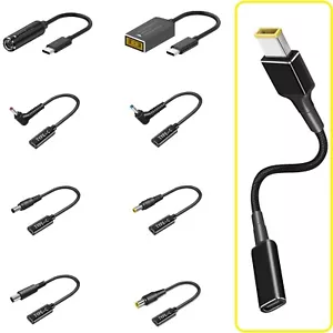 Cable de carga adaptador cargador de alimentación portátil USB tipo C para Thinkpad Lenovo HP - Imagen 1 de 28