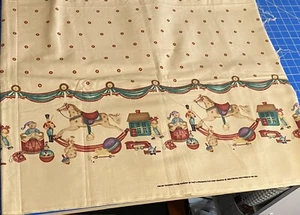 Daisy Kingdom Rocking Horse Border Fabric 3 yards - Picture 1 of 3