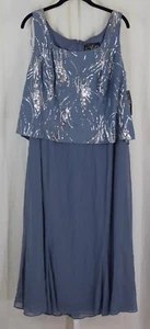 Alex Evenings Women's Tea Length Button-Front Jacket Dress Plus Size 18W - Picture 1 of 4