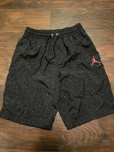 Pantaloncini da nuoto Air Jordan Jumpman Flight da uomo taglia small Insaam 10"" nero cemento 4s - Foto 1 di 5