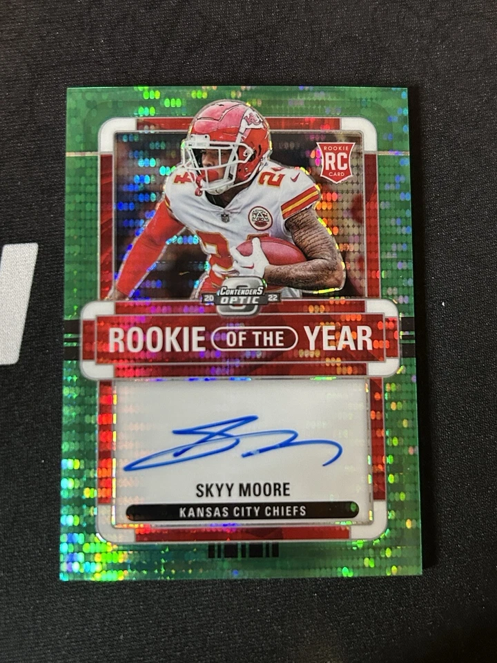 2022 Panini Contenders Optic Rookie of the Year Contender #ROY-SM Skyy Moore /30 - Image 1 of 3