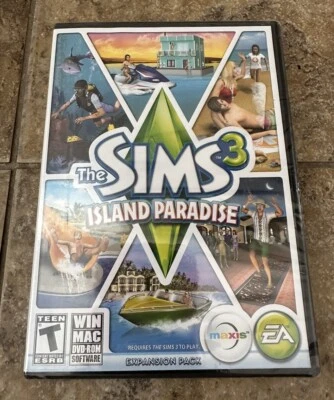 The Sims 3: Island Paradise - Expansion Pack (Windows/Mac, 2013) New Sealed - Image 1 of 2
