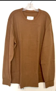 Eddie Bauer Men's Size XL Thermal Shirt Long Sleeve, Rust, NWOT, - Picture 1 of 4