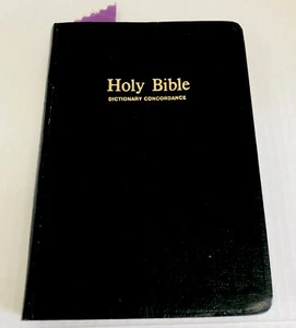 HOLY BIBLE Dictionary Concordance Red Letter Edition King James Version KJV - Picture 1 of 14