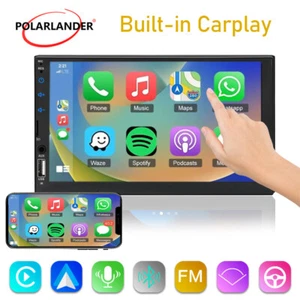 Autoradio Stereo Bluetooth MIrror Link Doppio 2Din Carplay Android Auto 7 Pollici - Foto 1 di 21