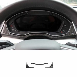 For Audi Q5 2018-2021 Carbon Fiber Look Instrument Panel Strips Cover Trim 3PCS - Picture 1 of 6
