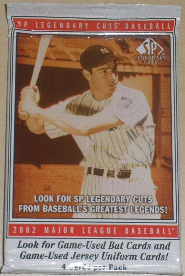 2002 SP Legendary Cuts Baseball Guaranteed (Cut Auto) Hot Pack - Image 1 of 1