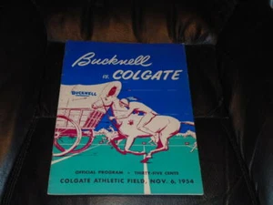 1954 Bucknell am Colgate College Football Programm EX - Bild 1 von 2