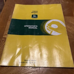 John Deere 1065A Wagon Operator Manual OM-W21362 - Bild 1 von 6