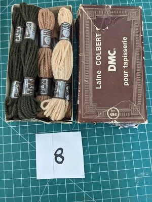 Laine Colbert DMC pour Tapisserie  Mixed Colours tapestry Wool Box x 10./No.8 - Image 1 of 2
