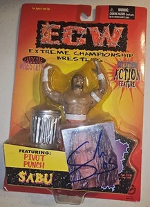 Vintage ECW OSFTM Series 3 Figur handsigniert SABU signed Target Exclusive WWE - Bild 1 von 4