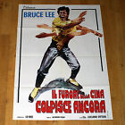 IL FURORE DELLA CINA COLPISCE ANCORA manifesto poster Bruce Lee Arti Marziali