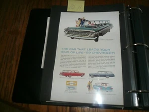 Station Wagons 1959 - anuncio publicitario de Chevrolet - vintage - AD-34 - Imagen 1 de 1