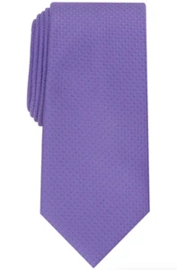 MSRP $55 Perry Ellis Men's Archer Mini Geo Tie Purple Size OSFA - Picture 1 of 2