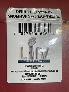 2020 Hallmark Keepsake Ornament 2019 Super Bowl LIV Champions Kansas City Chiefs - Bild 1 von 7