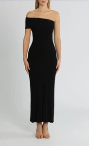 Anna Quan Brea Black Evening Formal Cocktail Dress Size 8 AU Preloved - Picture 1 of 10