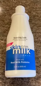 Skin Milk Foaming Bath with Real Milk Proteins, Soften & Soothe, 22oz - Picture 1 of 3