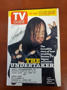 Guida TV Vintage 5-11 Dicembre 1998 The Undertaker 1 di 4 Copertine Firmate  - Foto 1 di 2
