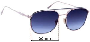 Lentes de repuesto para gafas de sol SFx para Tom Ford Jake TF827 - 56 mm de ancho - Imagen 1 de 7