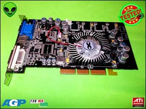 ATI RADEON 9500 128 MB DDR SCHEDA VIDEO AGP DVI-I VGA S-VIDEO #5041 - Imagen 1 de 4