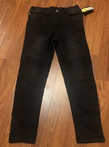 Girls Art Class Black Stretch Skinny Jeans Adjustable Waist NWT Size 7 - Picture 1 of 6
