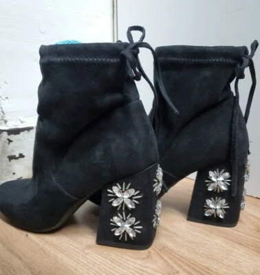 Botines calcetines Maria Block A New Day para mujer - negros - (talla 7) ¡NUEVOS SIN CAJA! Foto 1 de 4