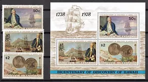 COOK ISLAND #499-501, 501A +SS MINT NH - Picture 1 of 1