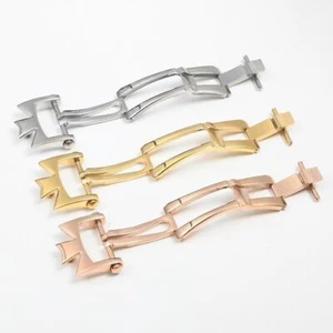 Edelstahl Verschluss Schließe für Vacheron Constantin VC Double Press Butterfly 18 20 mm - Bild 1 von 11