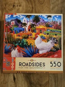 Puzzle Master Pieces - Gallos Blancos Roadsises - 550 pezzi - completo - Foto 1 di 2