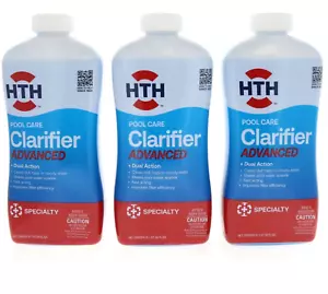 (3) Agua avanzada para el cuidado de la piscina de acción rápida HTH 3 cuartos - Imagen 1 de 3