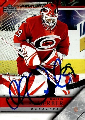Martin Gerber - Signed 2005-06 Upper Deck Series 2 Card #283 - Image 1 of 2