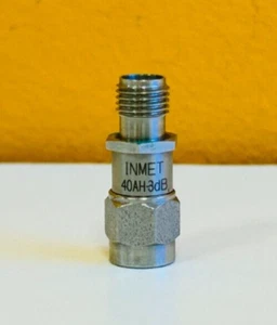 Inmet 40AH-3 40 GHz, 3 dB, 2 W, 2.92 mm (M-F) Fixed Coaxial Attenuator. Tested! - Picture 1 of 3