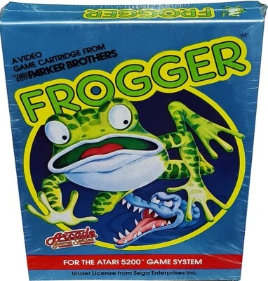 Frogger 5200 Cartridge, Vintage 1983 Collectible, New! Mint in Sealed Box! MISB! - Image 1 of 4