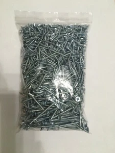 1kg 1000G MISTO IN CONFEZIONE DI ZINCO VITI PER LEGNO POZI MULTIUSO da 15mm a 50mm - Foto 1 di 1