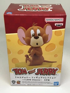 TOM AND JERRY FIGURE COLLECTION ~ I LOVE Cheese ~ Original BANDAI Japan *NEW* - Picture 1 of 8