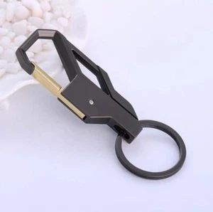 1pcs Metal Alloy Keyfob Keyring Men’s Keychain Ring Key Chain Gift Creative：01 - Foto 1 di 5