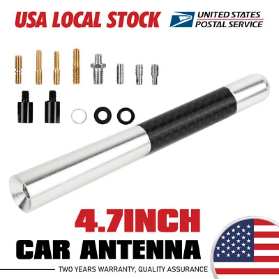 Antena de coche de fibra de carbono plateada para Chevrolet Express 2500 1998-2022 totalmente nueva Foto 1 de 4