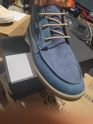 Bota Paul Smith Clunkka Quincy Cuero Vaca Azul Marino Talla Us-11 Foto 1 de 4