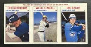 1979 Hostess Panels 103/104/105 ERIC SODERHOLM/WILLIE STARGELL/BOB BAILOR - L@@K - Picture 1 of 2