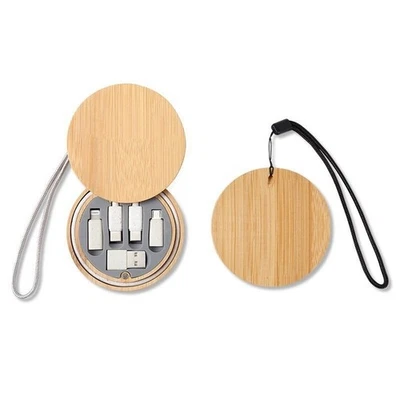 Travel Kit Data Cable 4 in 1 USB Multi Charging Cable for iPhone 15 14 Samsung - Image 1 of 4